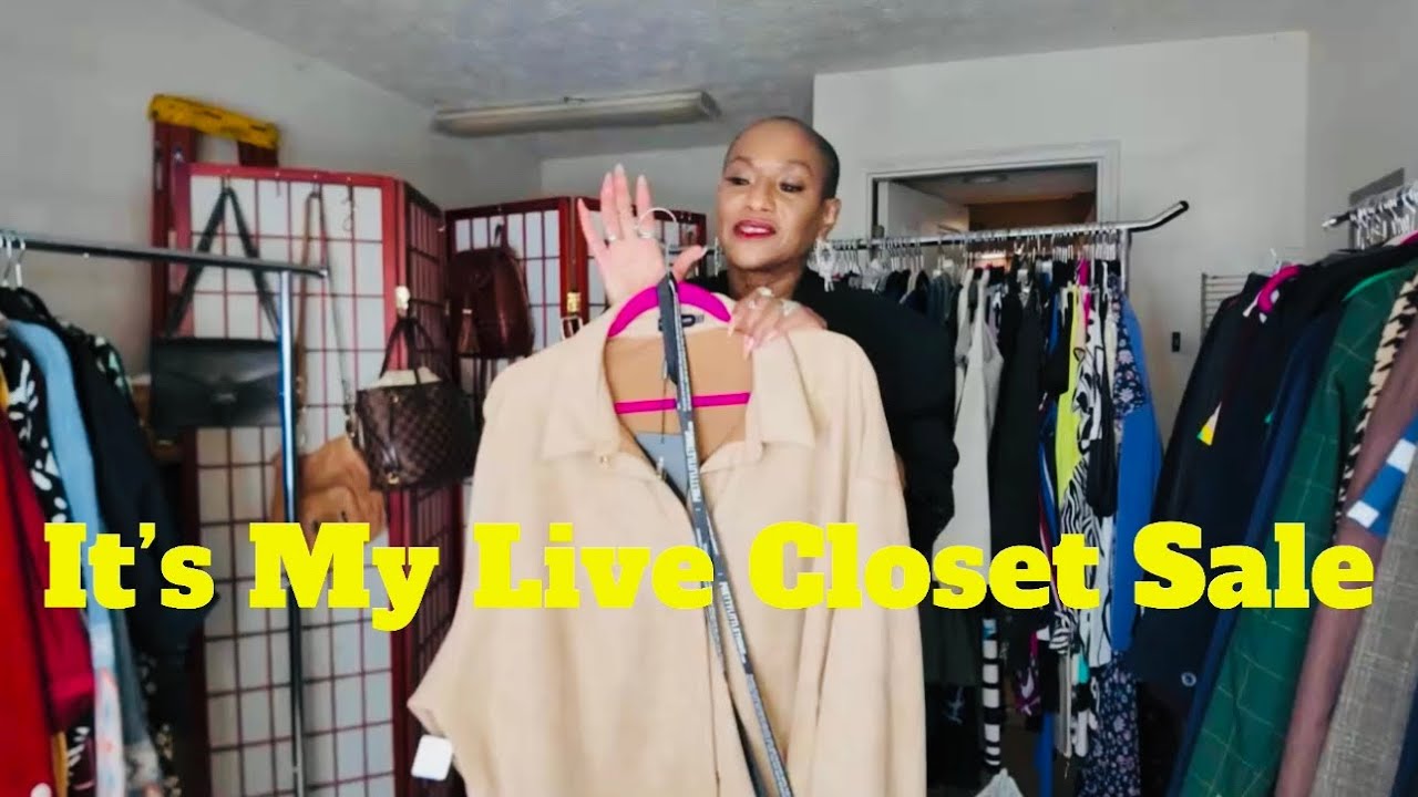 What Happens at My Closet Sale ~ Facebook Live Setup