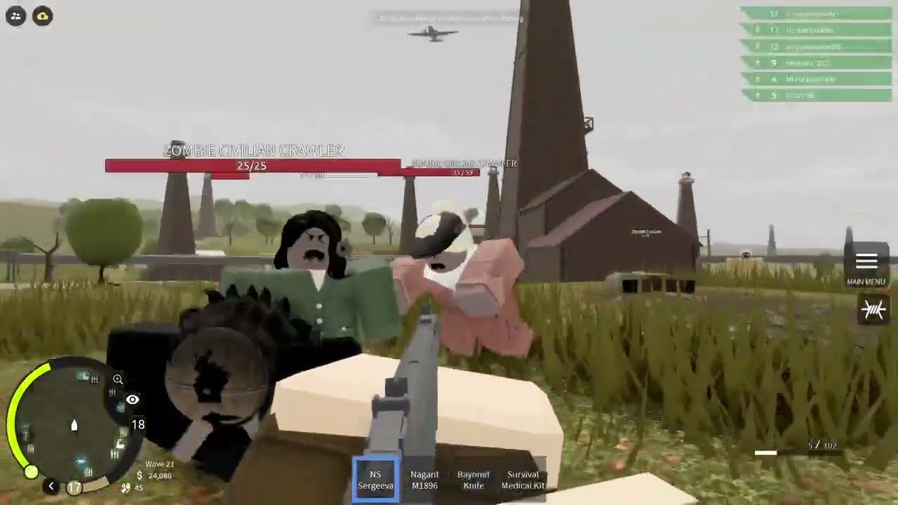 Roblox WW2 zombie survival