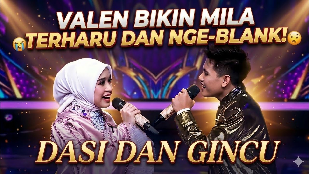 MILA SAMPAI BLANK SAAT NYANYIKAN DASI DAN GINCU BARENG VALEN