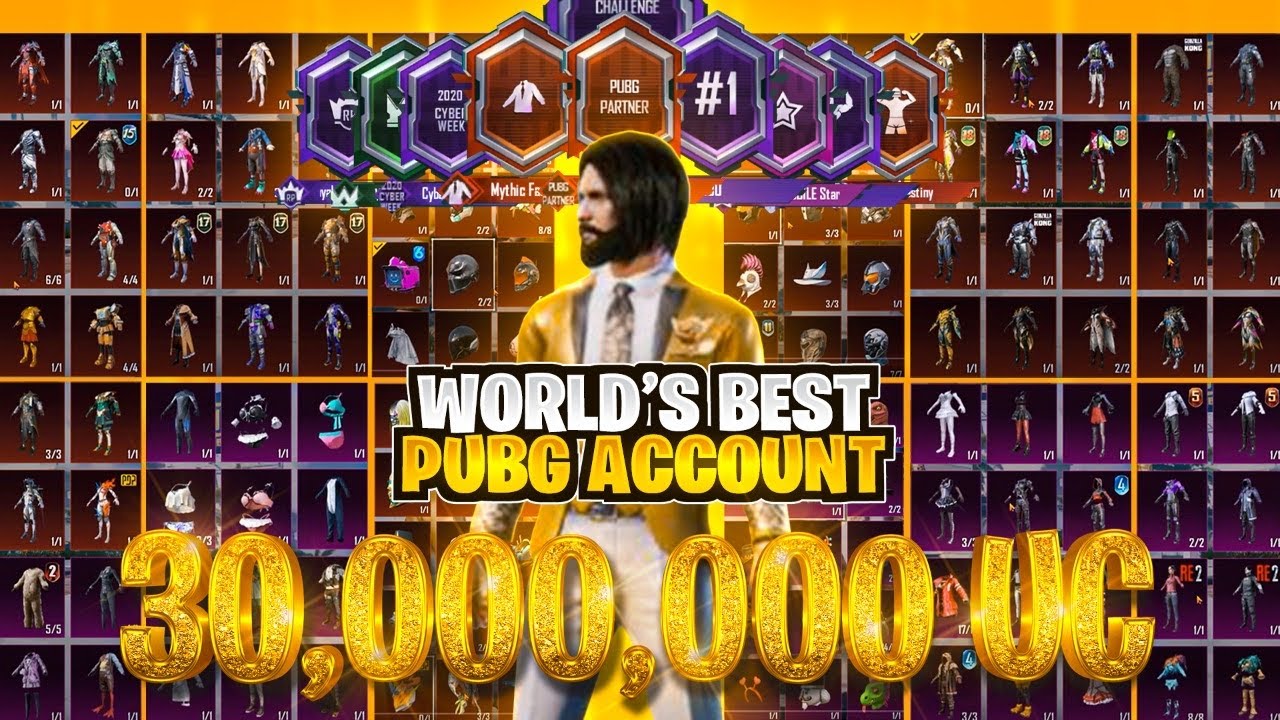 World Best PubgMobile Account & Inventory 🤑 | ArduzAi