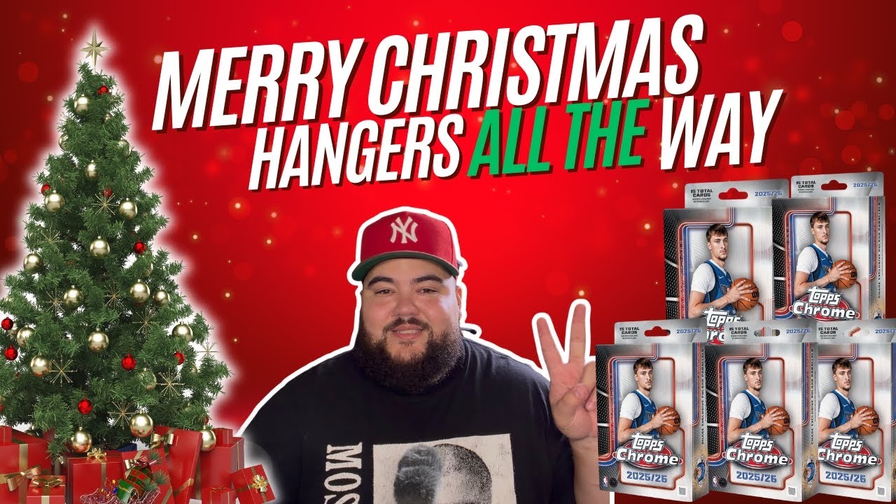 MERRY CHRISTMAS!!! Hanger Boxes All The Way!!! | Topps Chrome Basketball 2025/26 Hanger Boxes