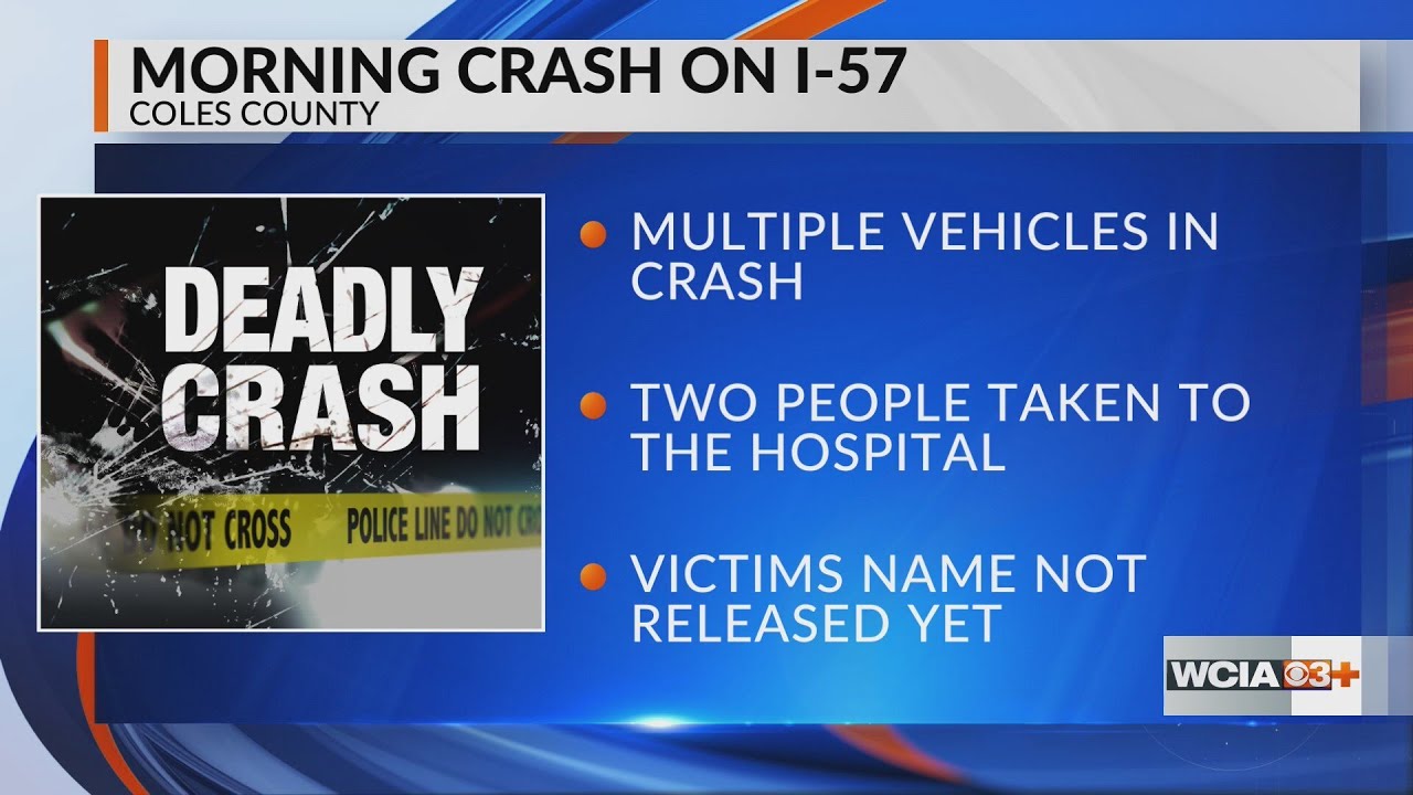 One person dead, two hurt in Coles Co. crash