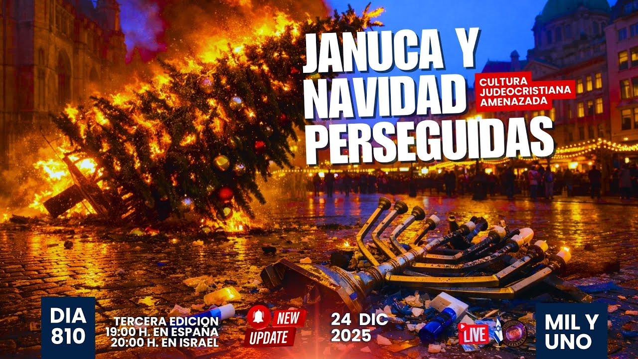 NOTICIAS DE #israel JANUCA Y NAVIDAD PERSEGUIDAS CULTURA JUDEOCRISTANA AMENAZADA  @LabranzaTV / LTV