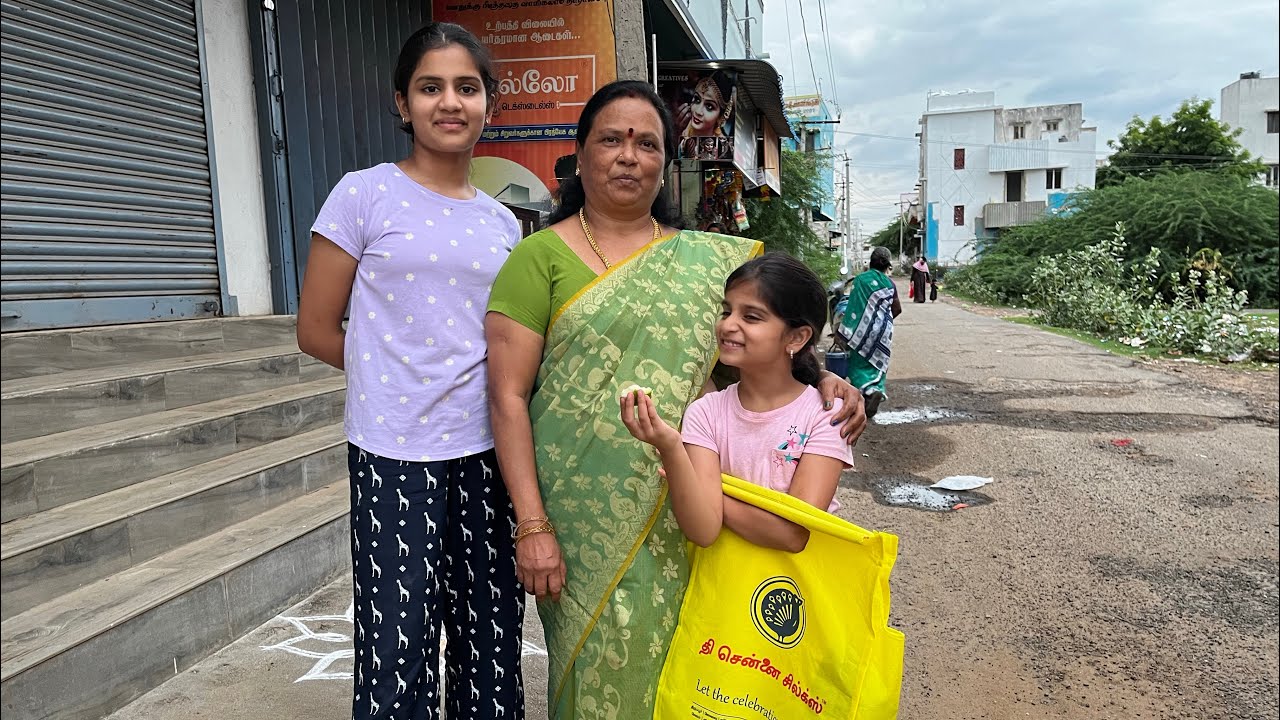 Natham சந்தைக்கு போறோம் //பேத்திகளோட சேந்து எங்க போறேன்னு தெரியுமா???