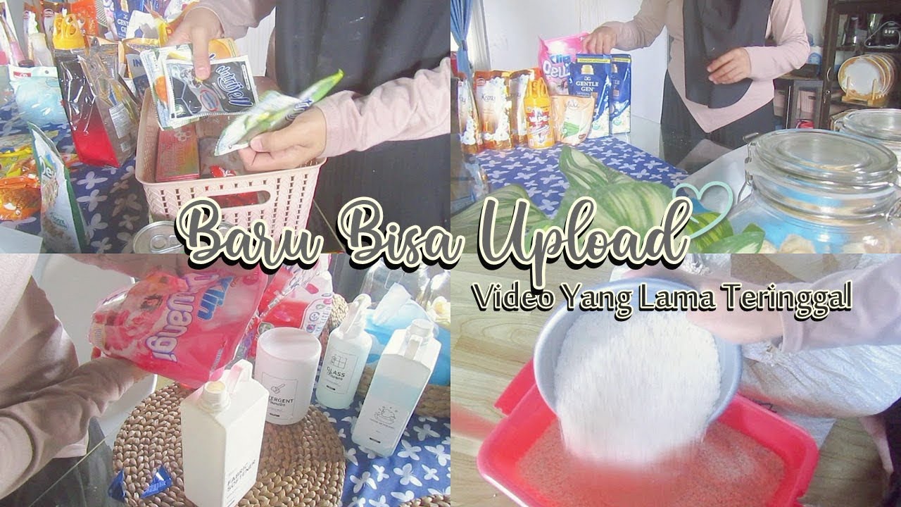 Aktivitas IRT Menata & Bongkar Hasil Belanja Bulanan || Refill stock di dapur