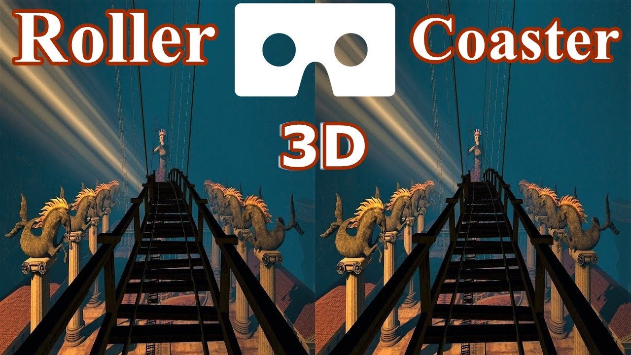 RollerCoaster Legends 3D VR video SBS VR box google cardboard горки Легенды для VR очков