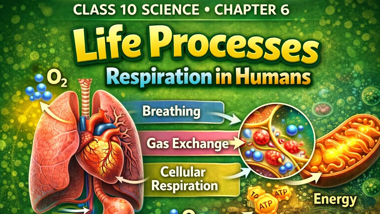 Respiration in Humans | Life Processes | Class 10 Science | Chapter 6