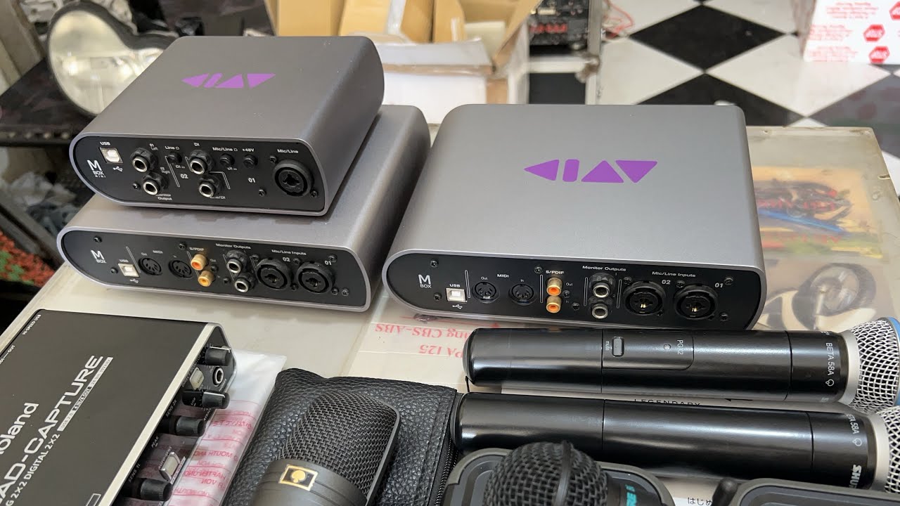 Tes sơ sound card Mbox 3    Đt mua hàng 0963346614