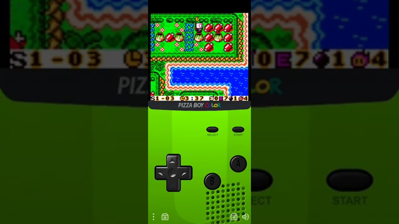 Bomberman Max: Blue Champion (GBC) Emulador Pizza Boy Color #shorts
