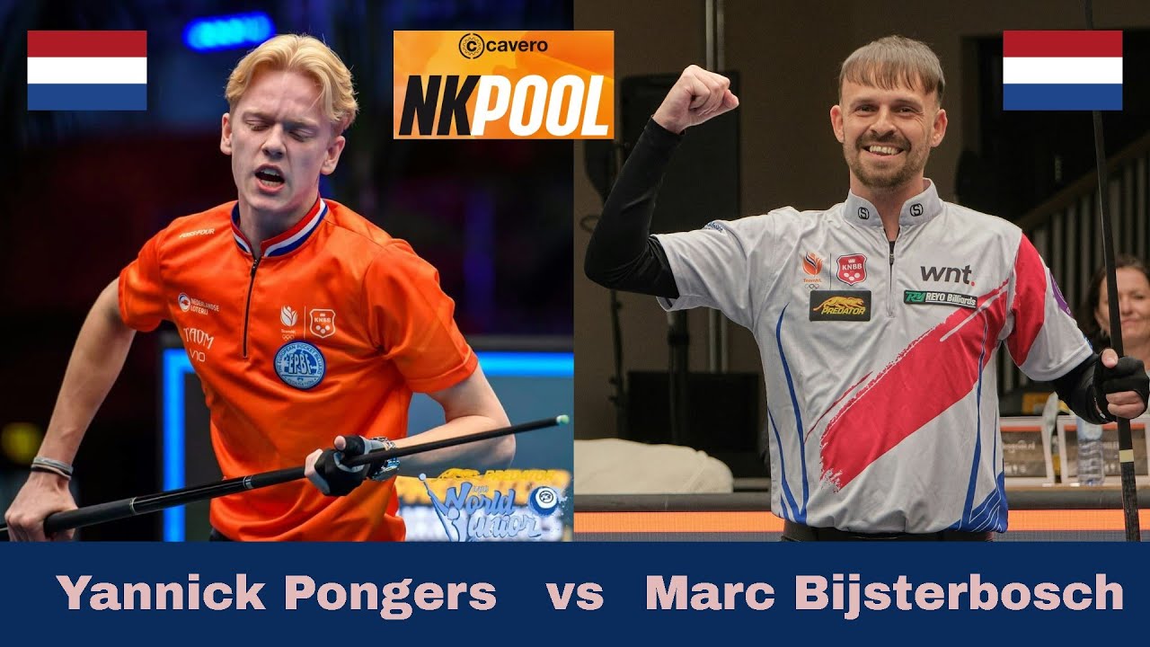 QUARTER FINAL | Yannick Pongers vs Marc Bijsterbosch | Cavero Dutch 9-ball Championships 2025
