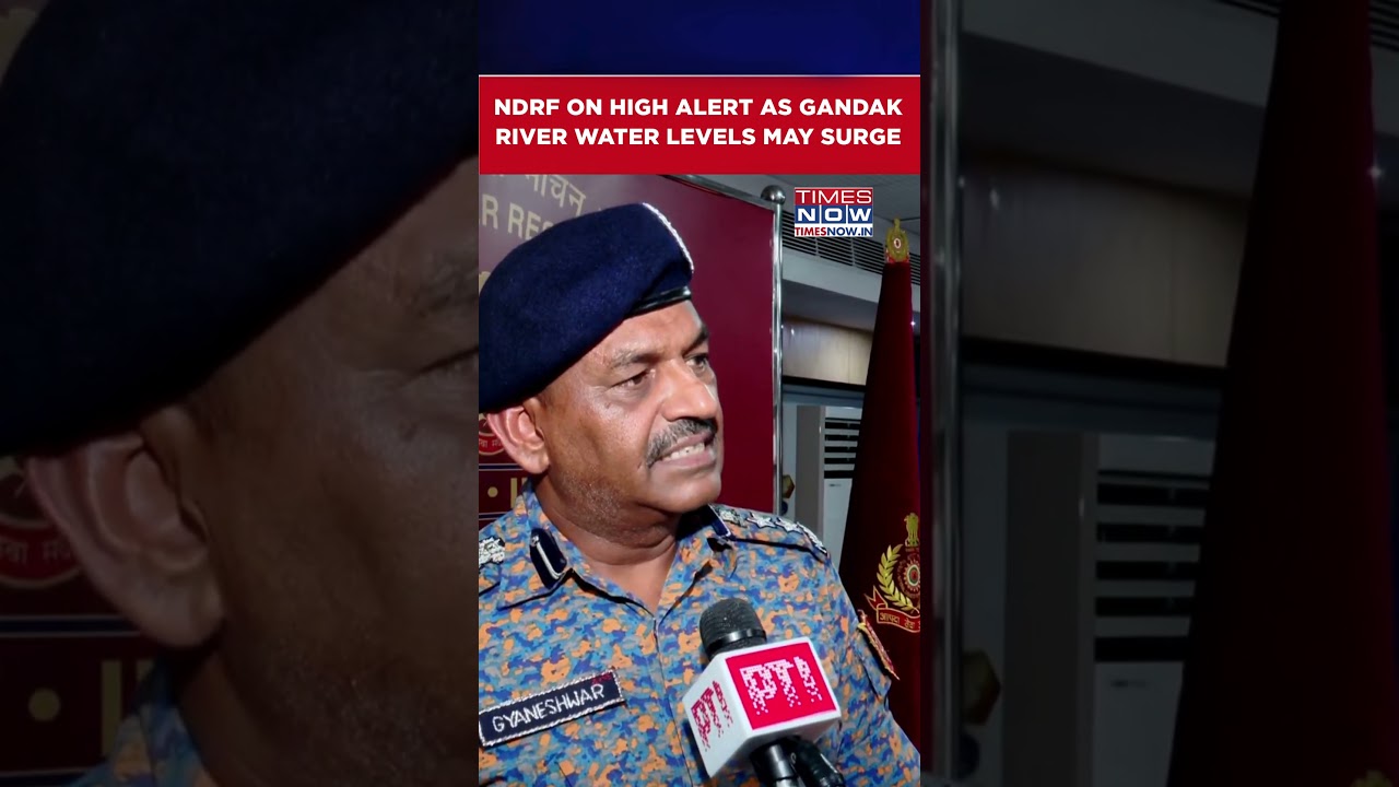 Nepal Flood Wave Threatens India: NDRF Deploys 20 Teams In Bihar, UP #shorts