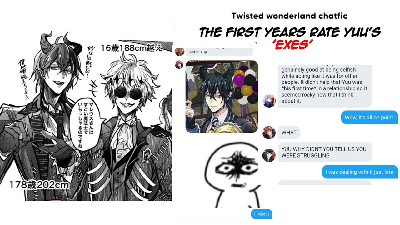 The 1st years rate Yuu's 'exes' | Twisted Wonderland Texting Story |