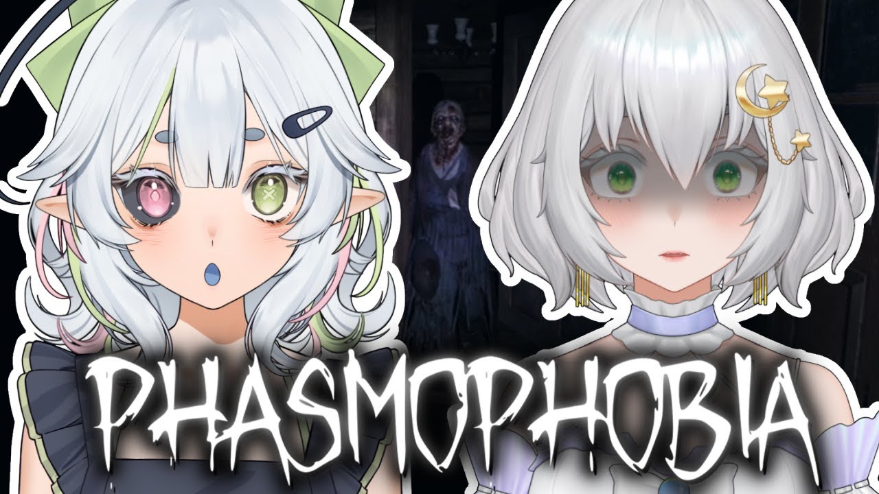 BEING BRAVE TO IMPRESS A CUTE GIRL 🎃 【PHASMOPHOBIA w/ @starbiivt】