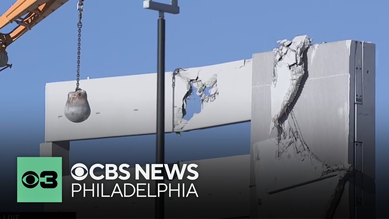 Demolition continues on Philadelphia parking garage after fatal collapse