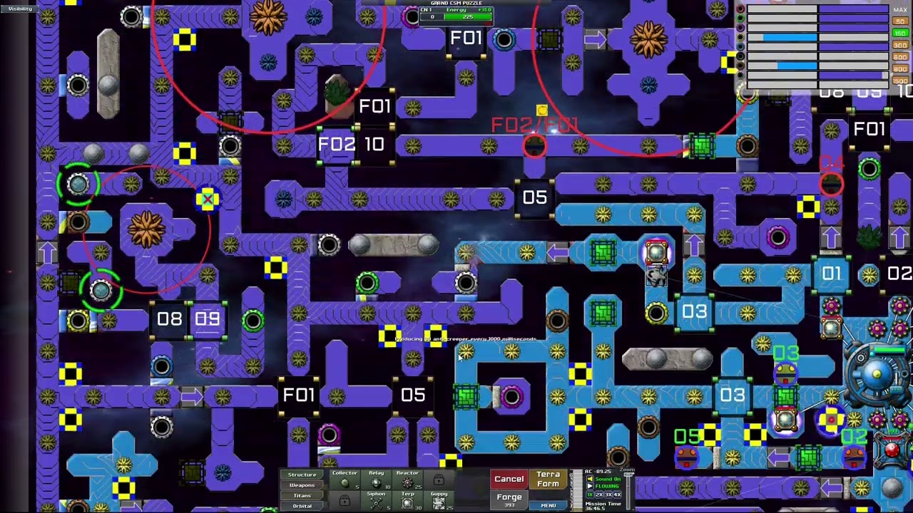 Creeper World 3 - GRAND CSM PUZZLE Map 7799