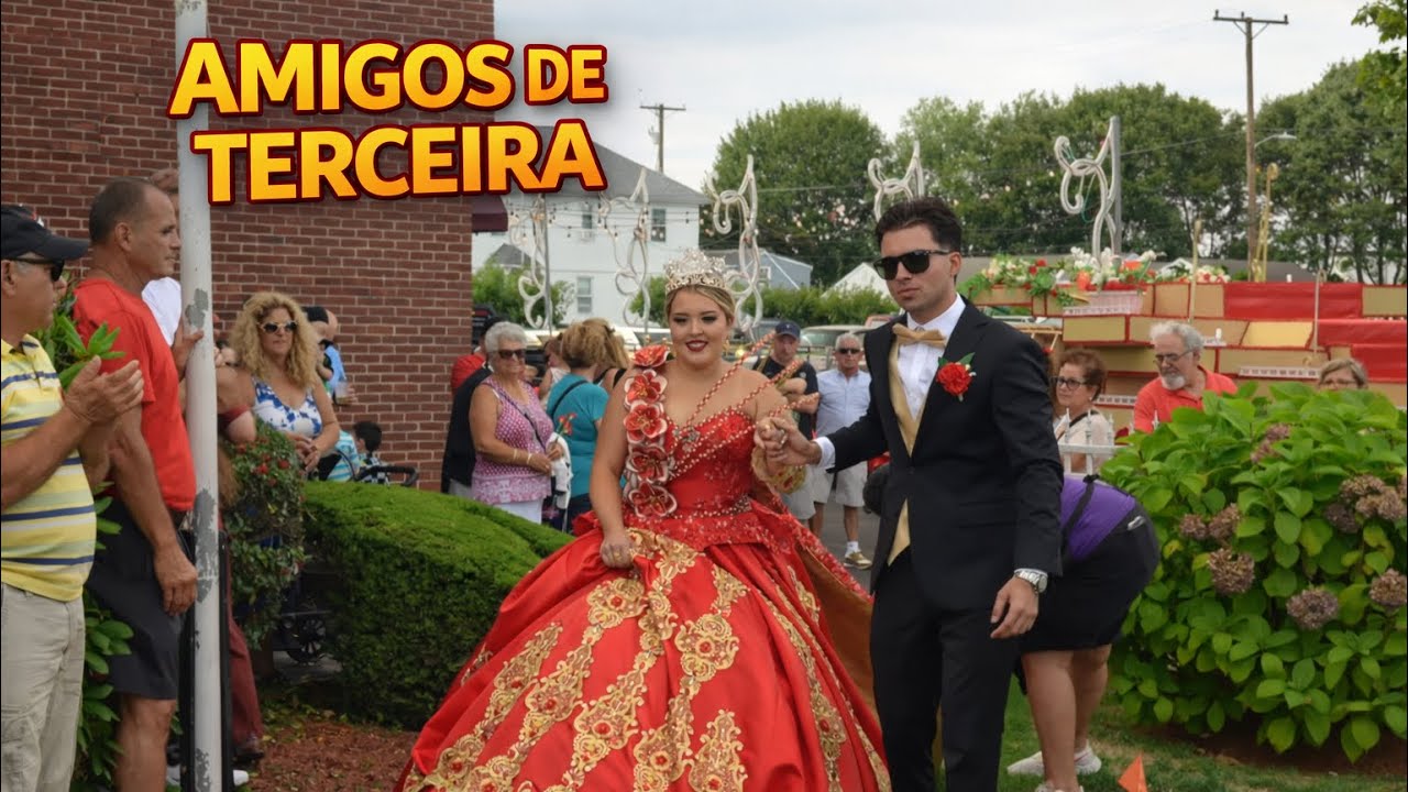 👉 🇵🇹 Bodo de Leite – Amigos de Terceira 🎉 | Festa de São Vicente de Paulo, RI (2025) | 4K
