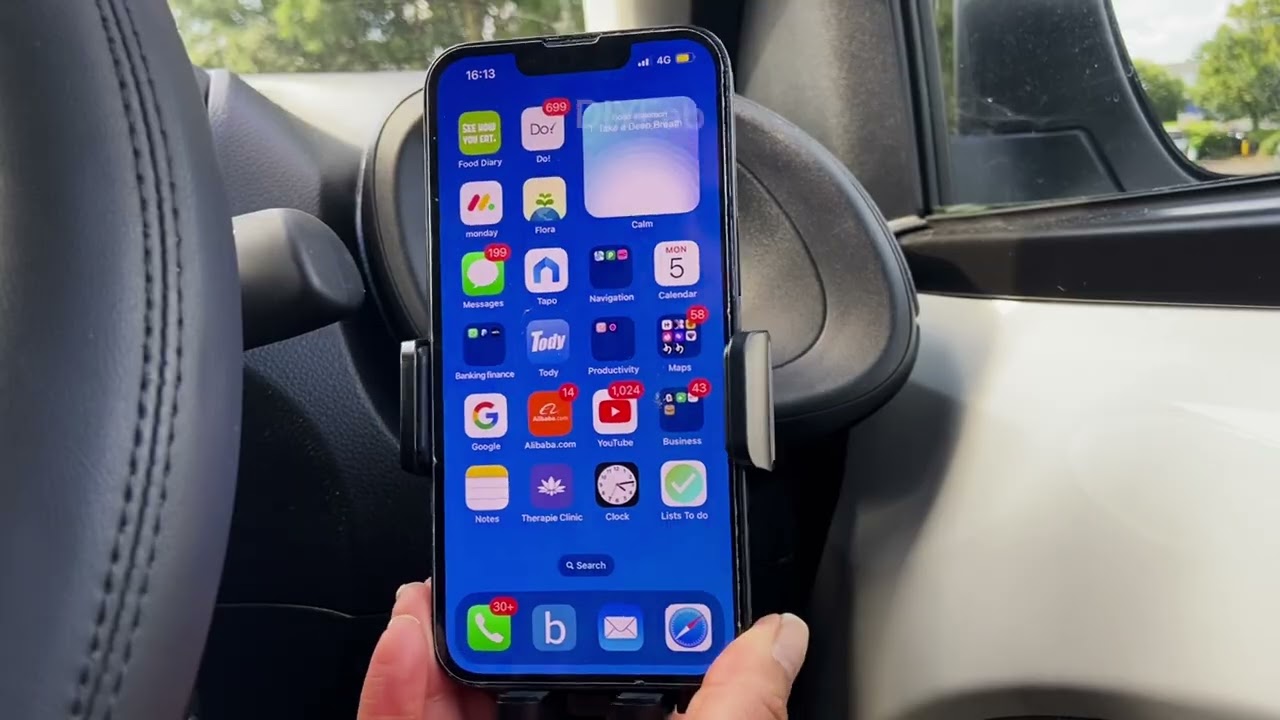Rotatable Air Vent Car Phone Holder Mount Installation Blukar