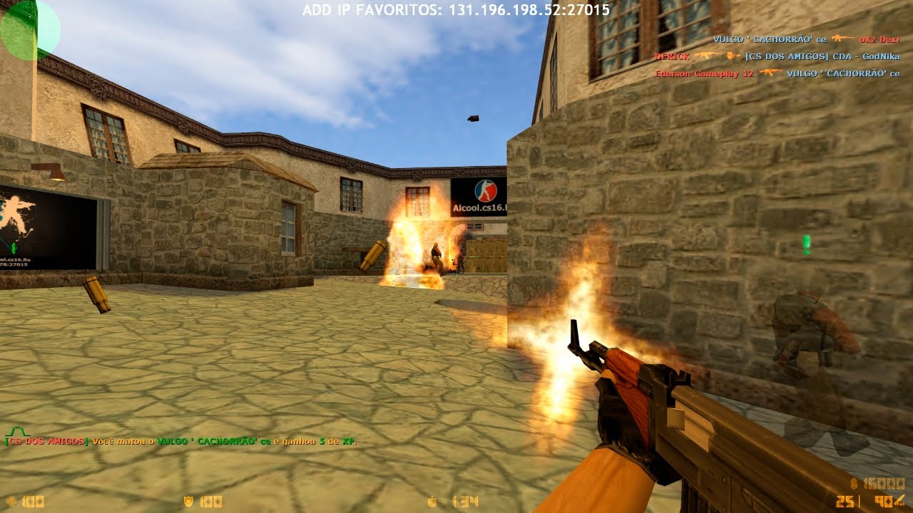 Counter Strike 1.6 ( Gameplay 199 - Steam ) de_Alcool