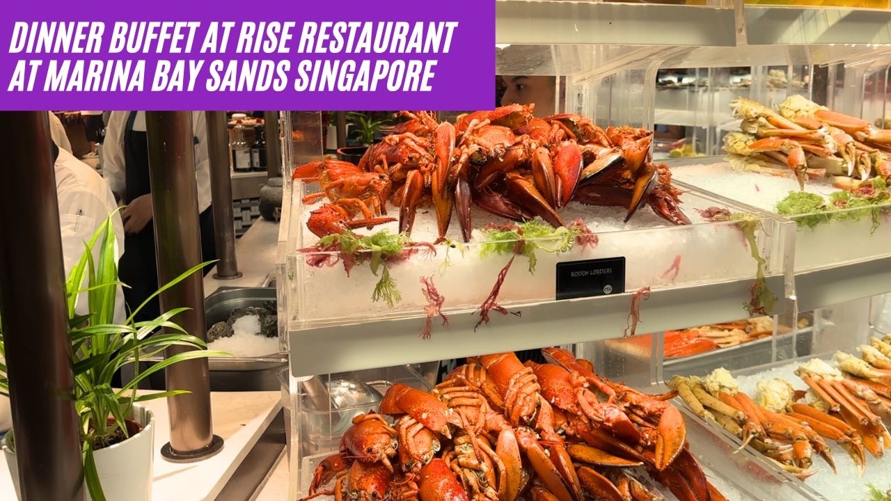 Rise Restaurant || Marina Bay Sands Hotel Singapore | Feb 2026 | 5 STAR HOTEL DINNER BUFFET