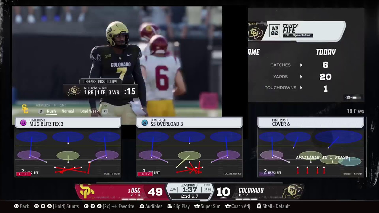 Elite NCAA S8 W4 Vs Colo
