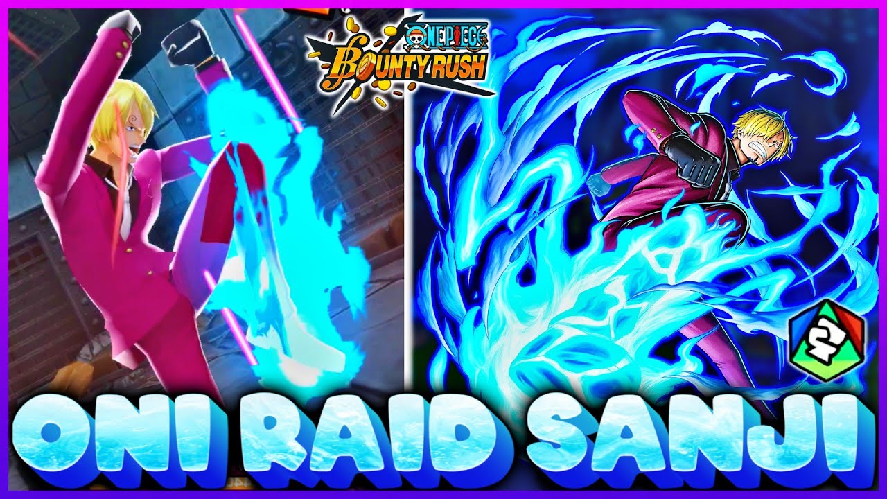 Maxed Raid On Onigashima Sanji Gameplay With Triple Kaido Medal Set | One Piece Bounty Rush