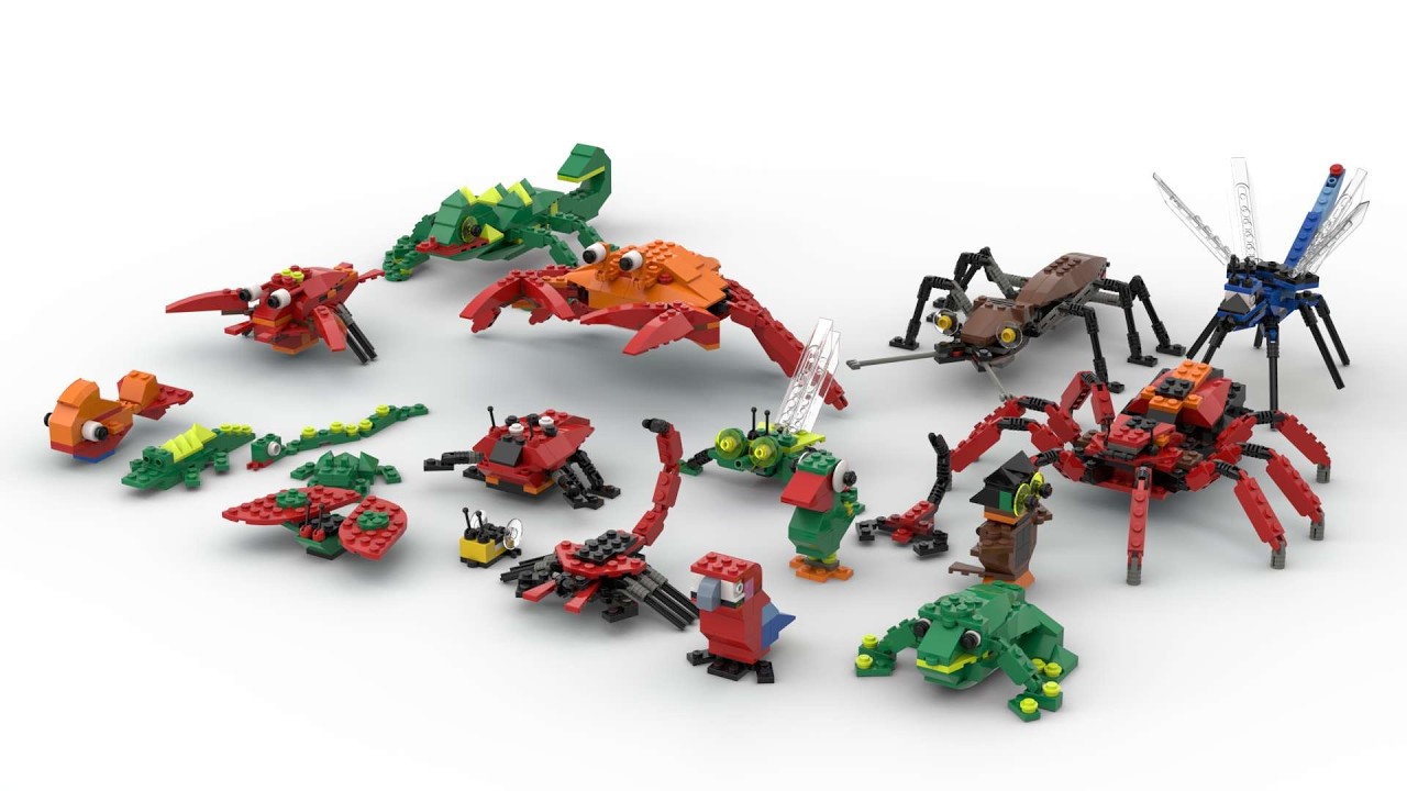 Lego 4101 Wild Collection Speed ​​Build Studio Bricklink LDD от PLegoBB