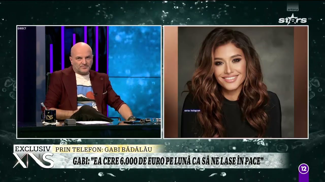 Gabi Bădălău, drept la replică în urma acuzațiilor Claudiei Pătrășcanu: Ea arată nenorociri și inven