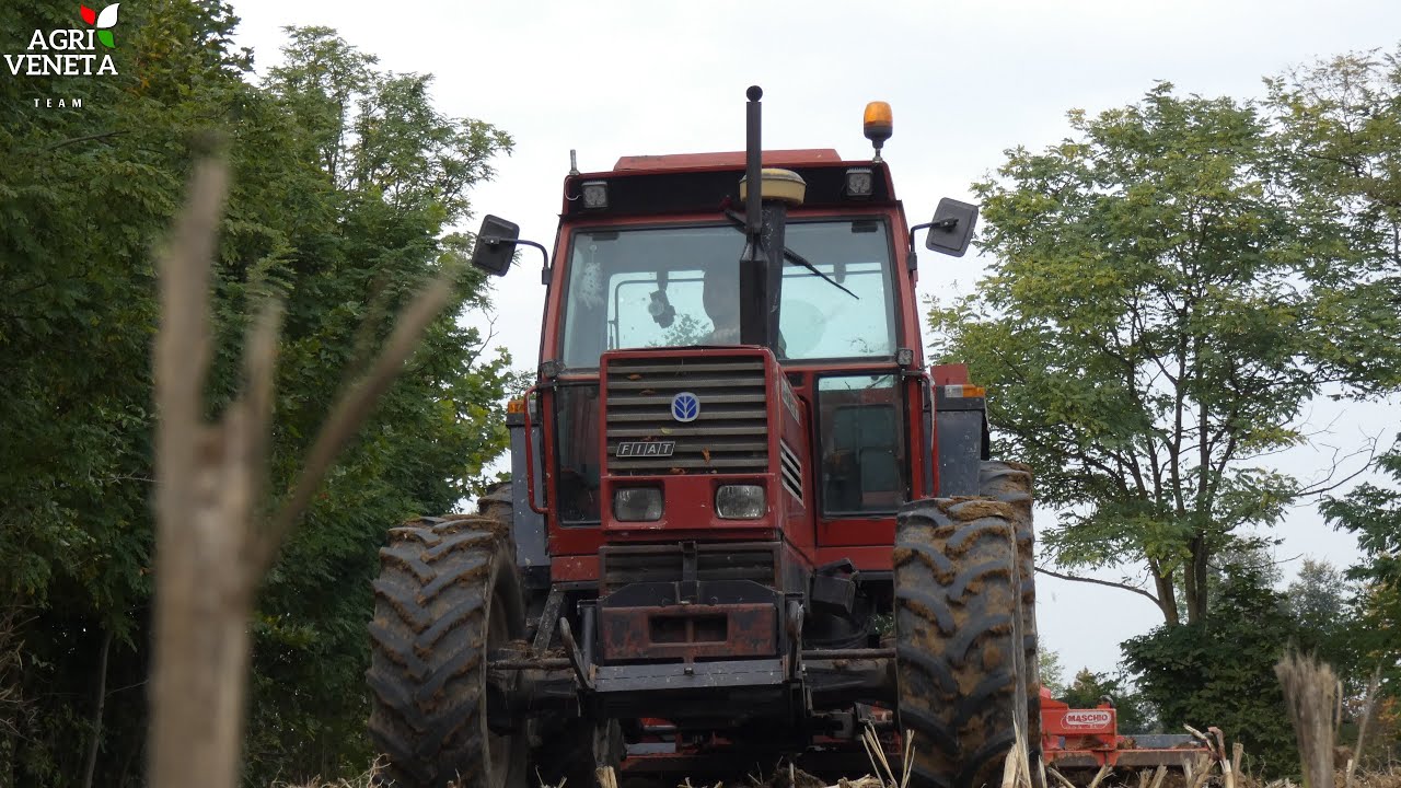 FIAT 130-90 + Maschio Falco | Erpicatura | CAVINATO