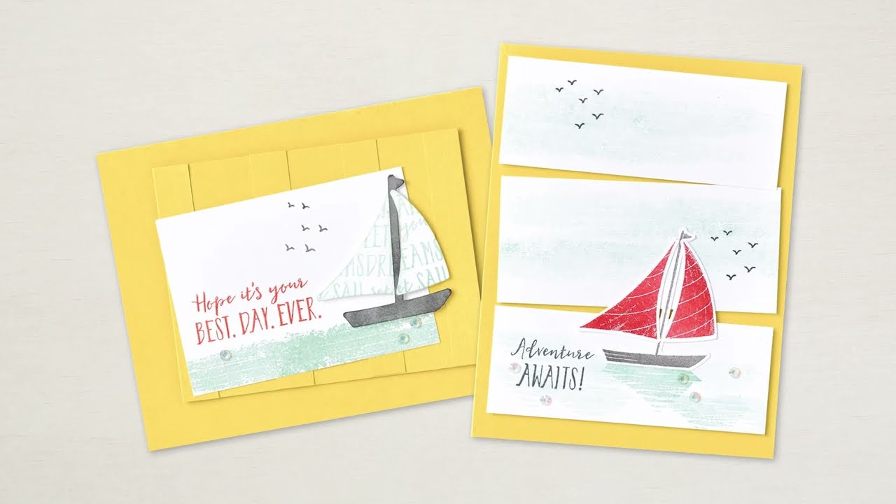 The LET'S SET SAIL bundle from Stampin’ Up!.