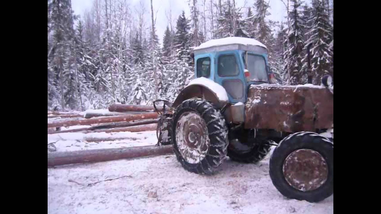 Т-40АМ работа в лесу...