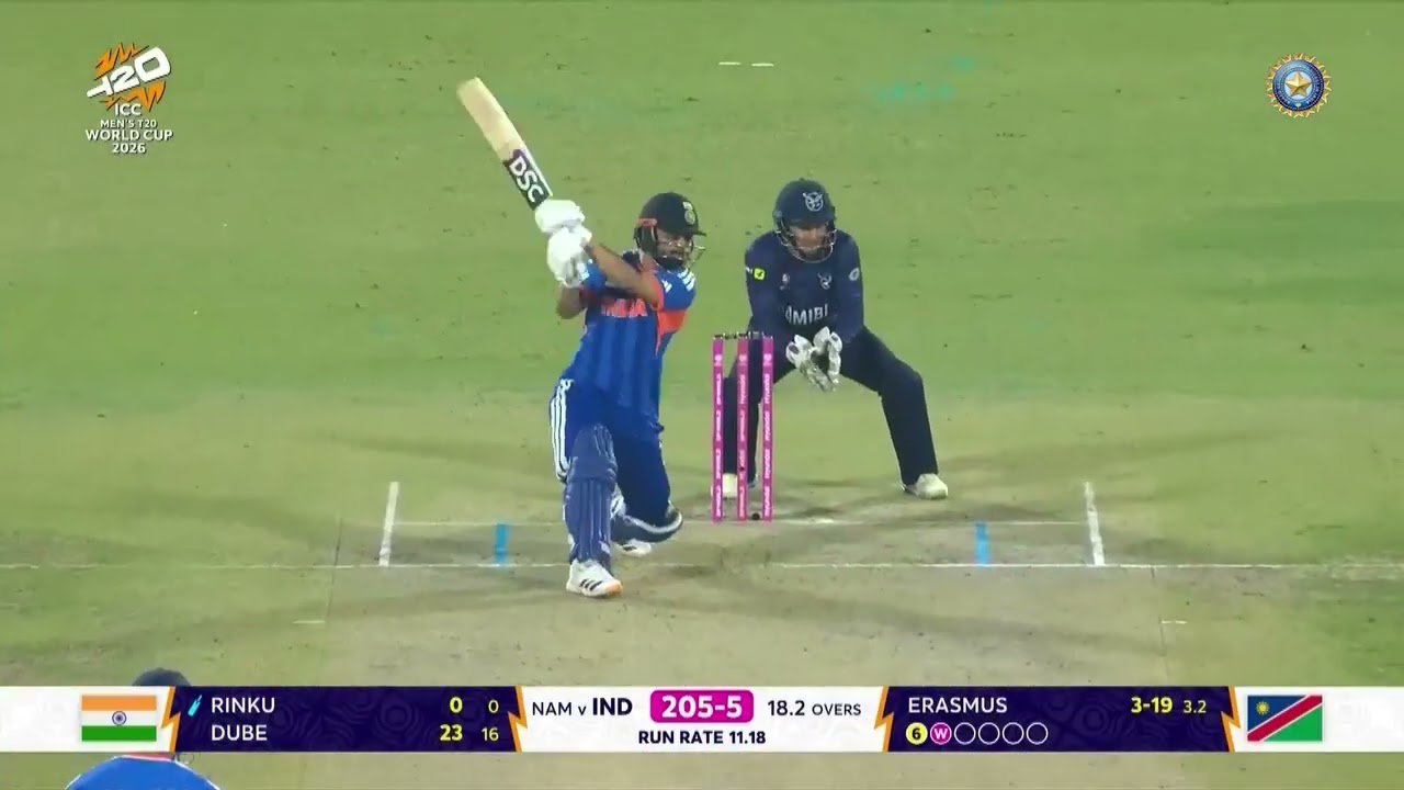INDIA vs NAMIBIA T20 World Cup 2026 - Thrilling Match Recap.#indvspak #cricket#cricketlover #ipl 