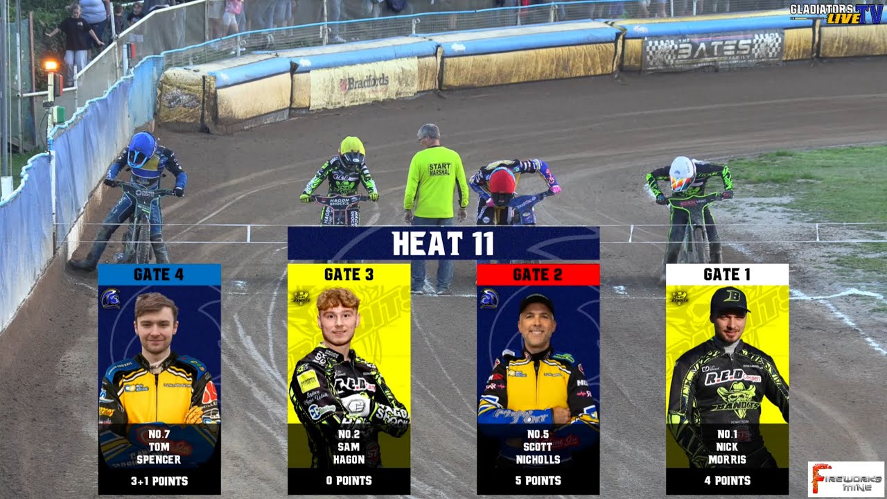 Heat 11 | Plymouth vs Berwick | Championship | GLADIATORS TV 2025