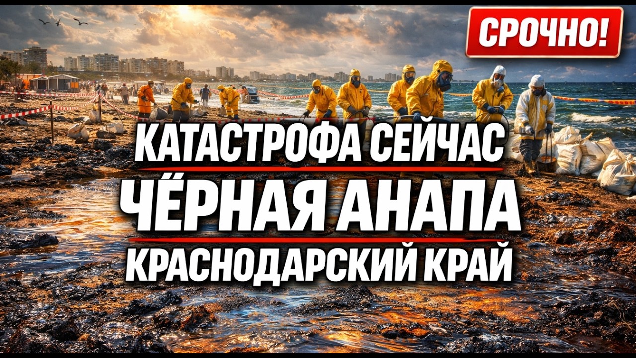 ЧП В АНАПЕ! Сотни тонн нефти в море и экологическая катастрофа