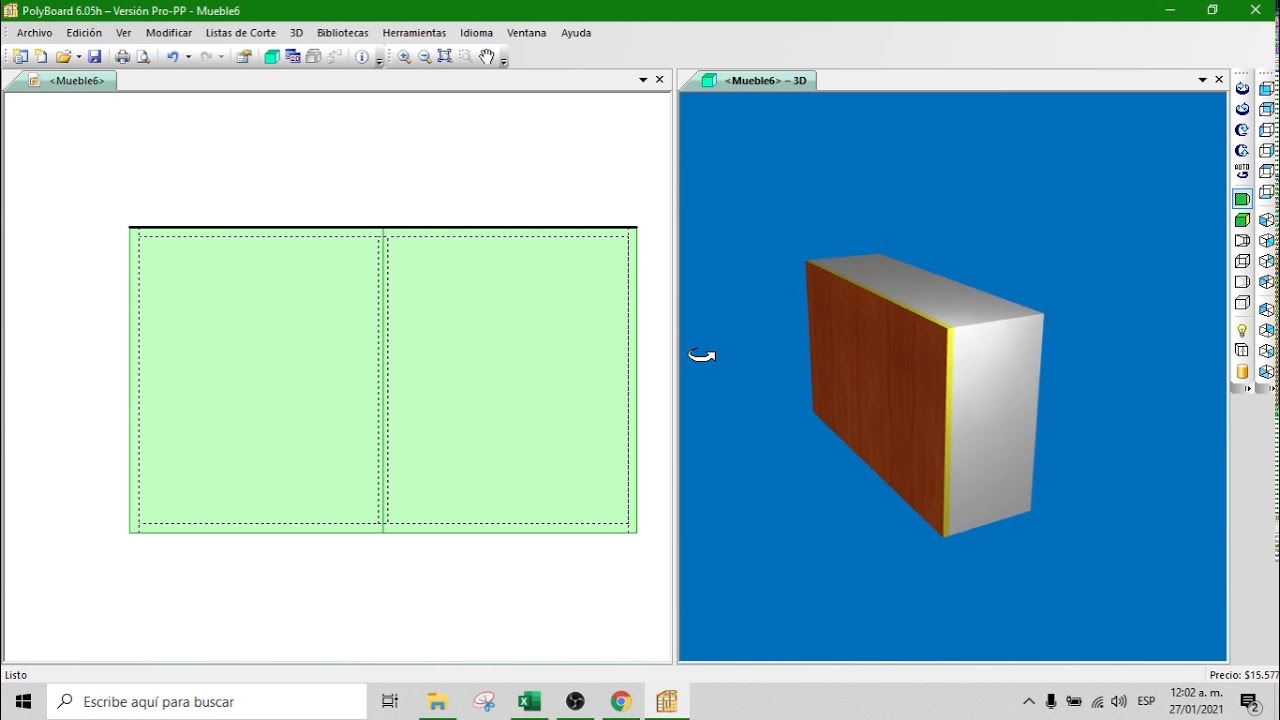 Practicando con el Polyboard: Cocina Integral - Parte 1
