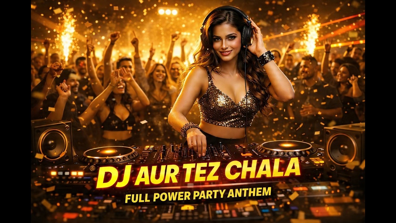 DJ Aur Tez Chala 🔥 Turn The Bass Up! | Ultimate Bollywood Party Song 2026 | EDM Club Banger DJ Song