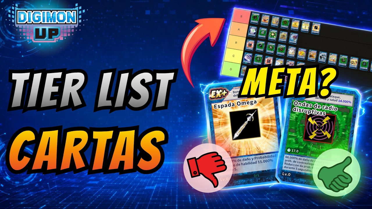 🥇 DIGIMON UP: Skill Card Tier List