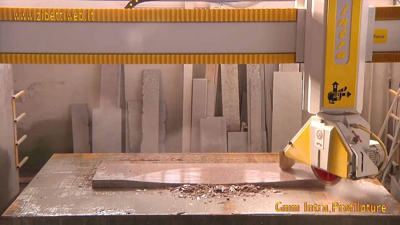 Fresa a ponte CNC - Gmm INTRA - Profilature e Lavorazioni in Curva