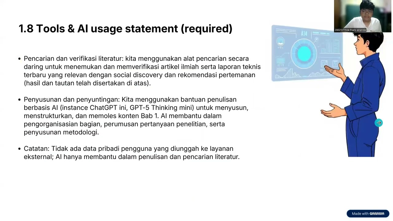 Binus Bachelor Information System project: smart apps Connective building platonic connections