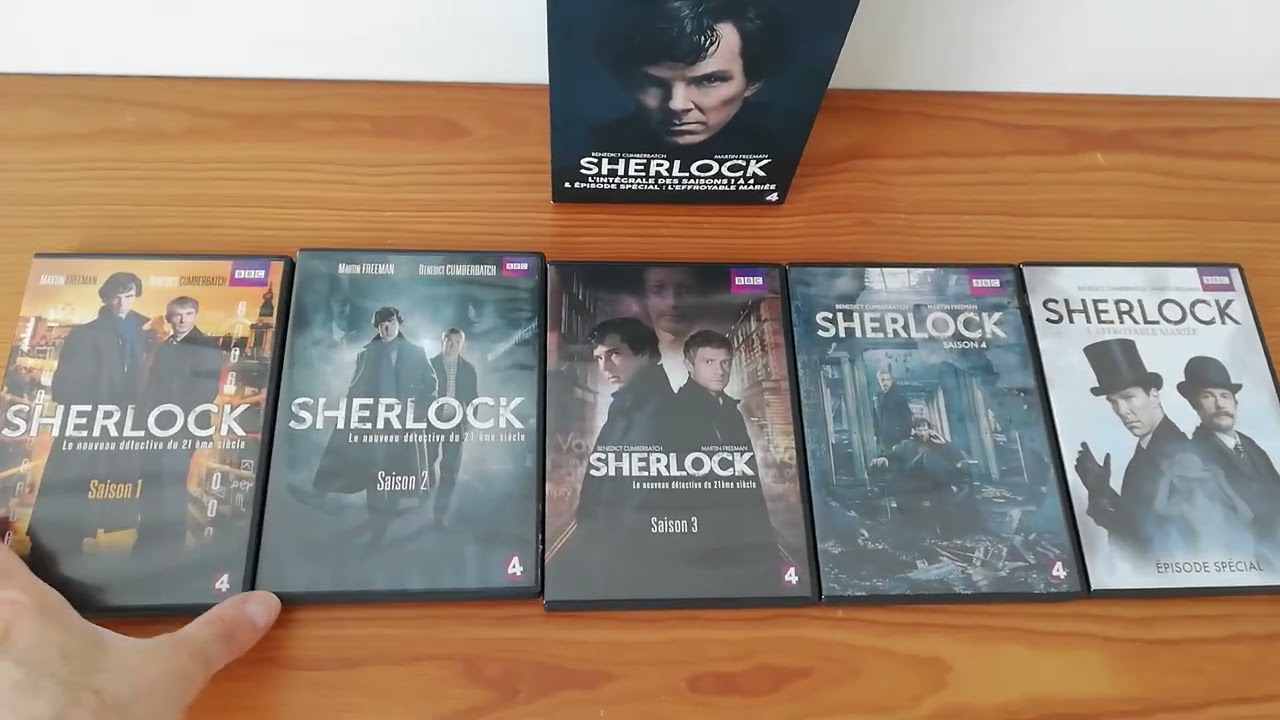 Unboxing FranceTV Sherlock l'intégrale de la série en DVD. (HD)