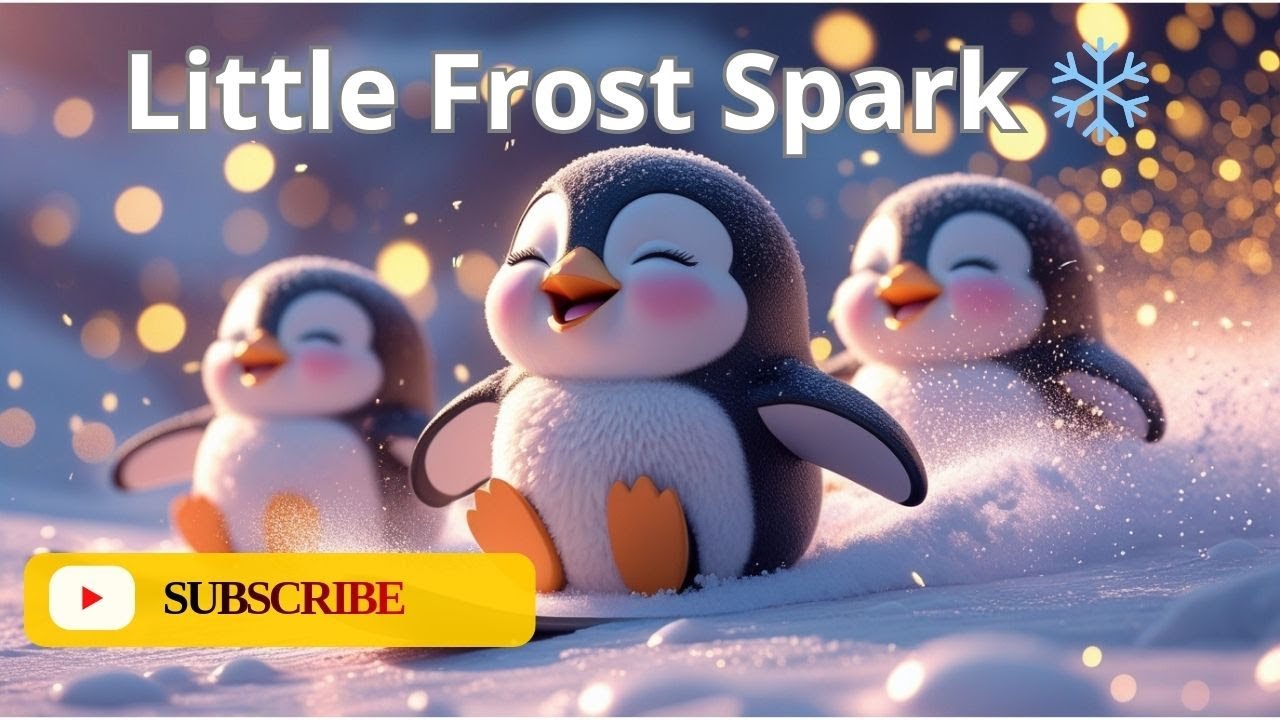 Little Frost Spark ❄️ Winter Snowflake Song for Kids | Gentle Baby Lullaby Animation