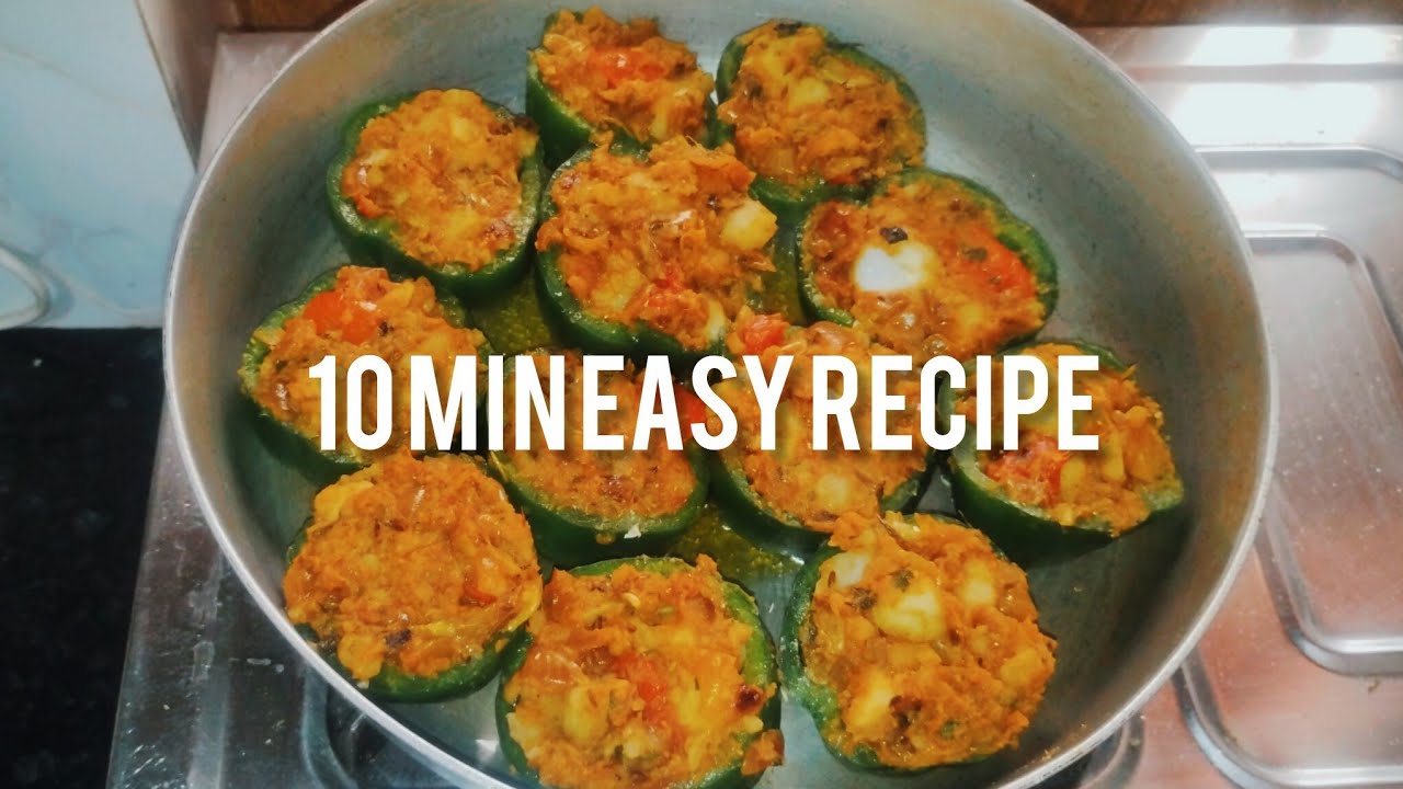 Bharwa Simla Mirch Recipe 🌶️ | Stuffed Capsicum | Easy & Tasty Ghar Ka Khana 😋