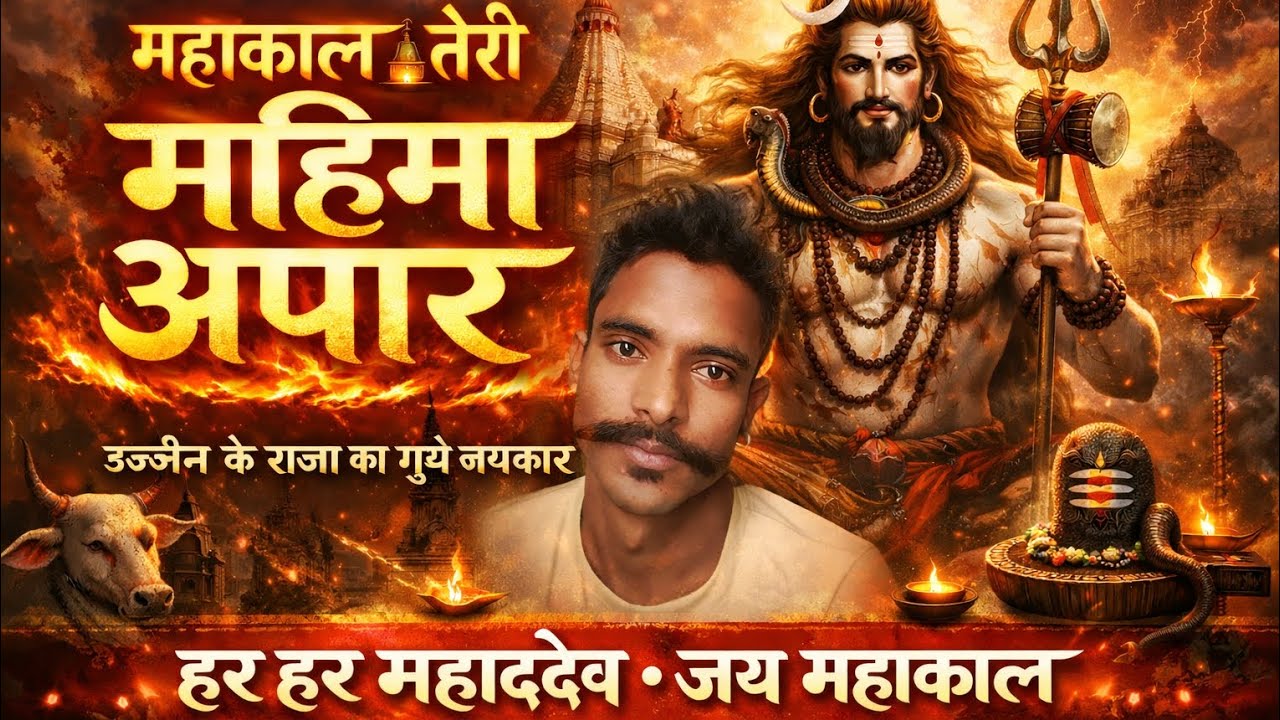 महाकाल तेरी महिमा अपार 🙏 नया महाकाल भजन 2026 | Ujjain Mahakal Bhajan | Har Har Mahadev