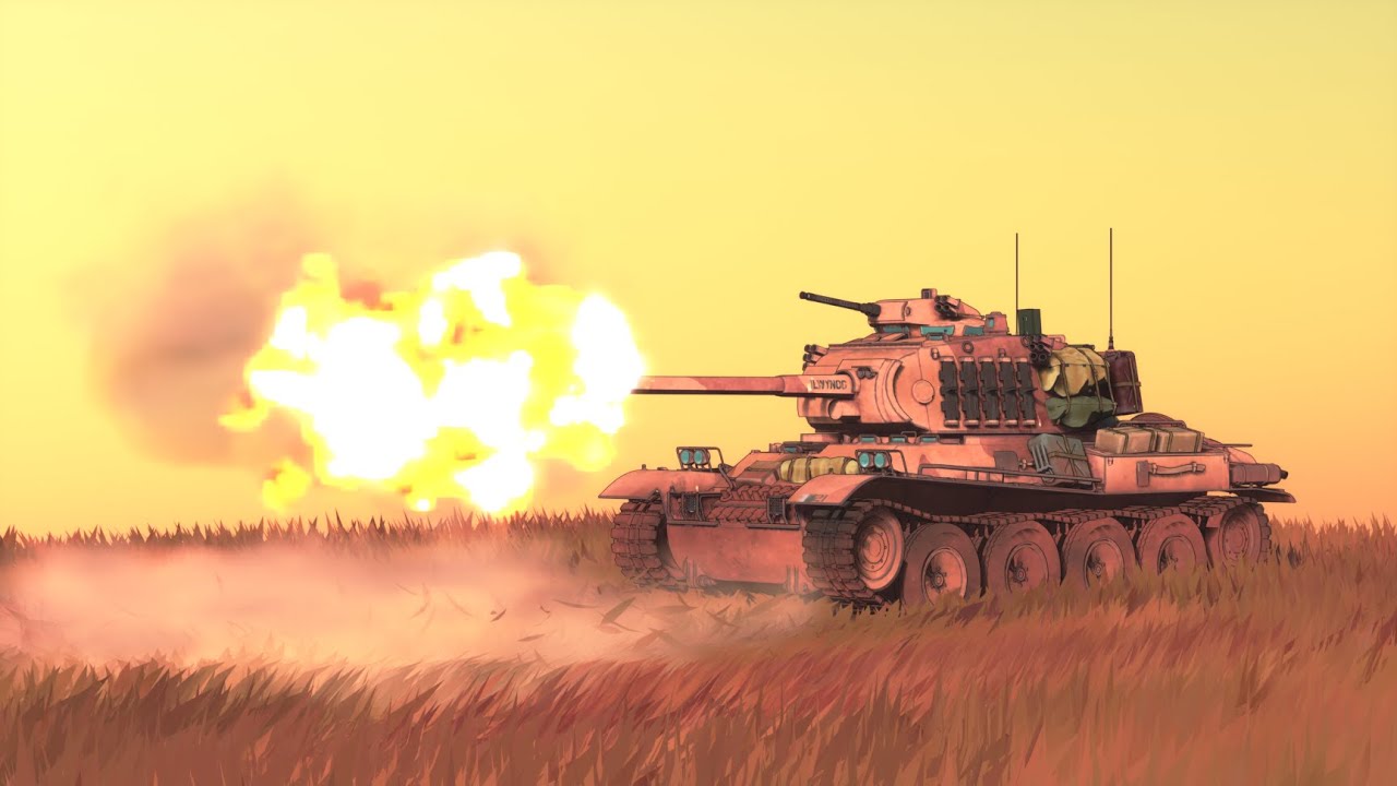 Blender Tank Fire Demo