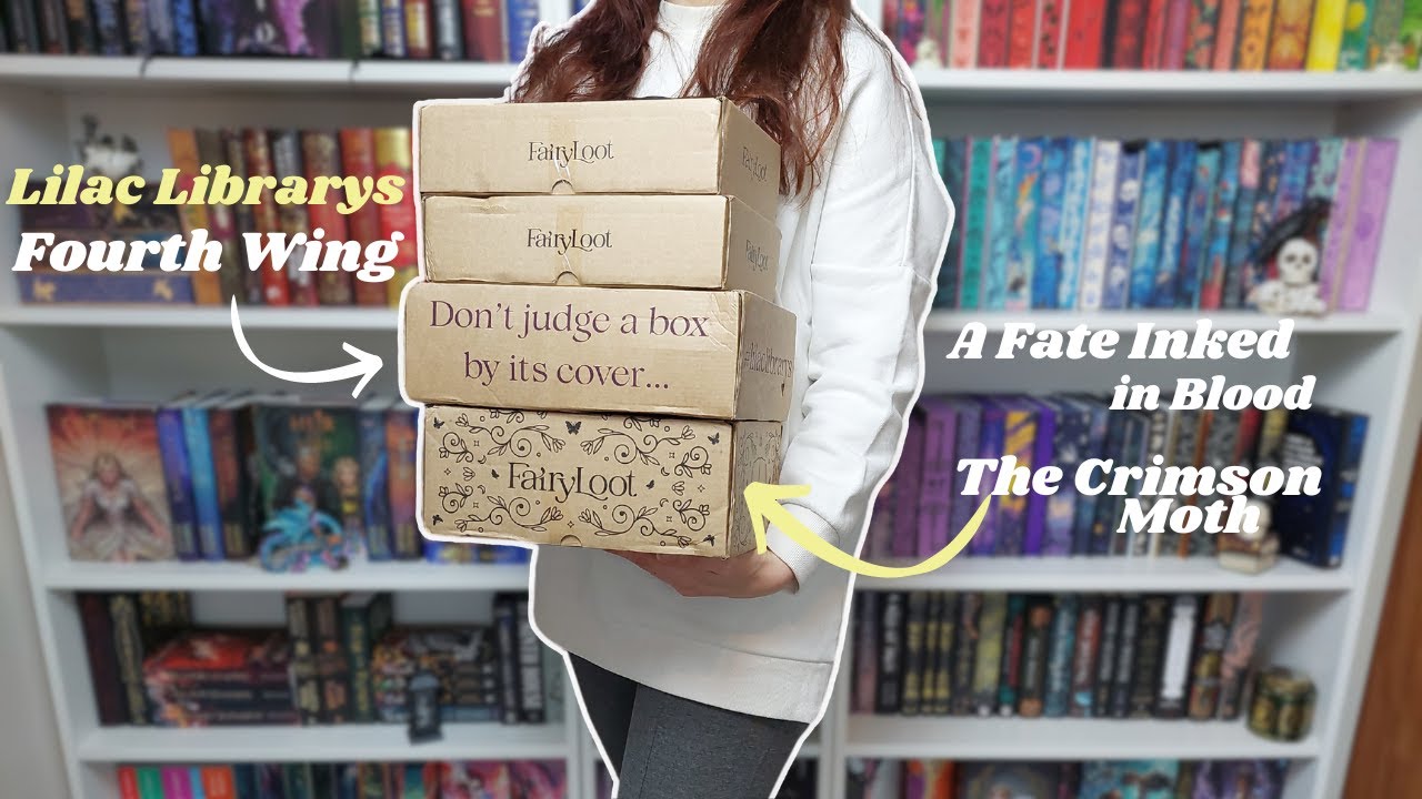 Book Haul! Unboxing Fairyloot and Lilac Library's Fourth Wing Special Edition!