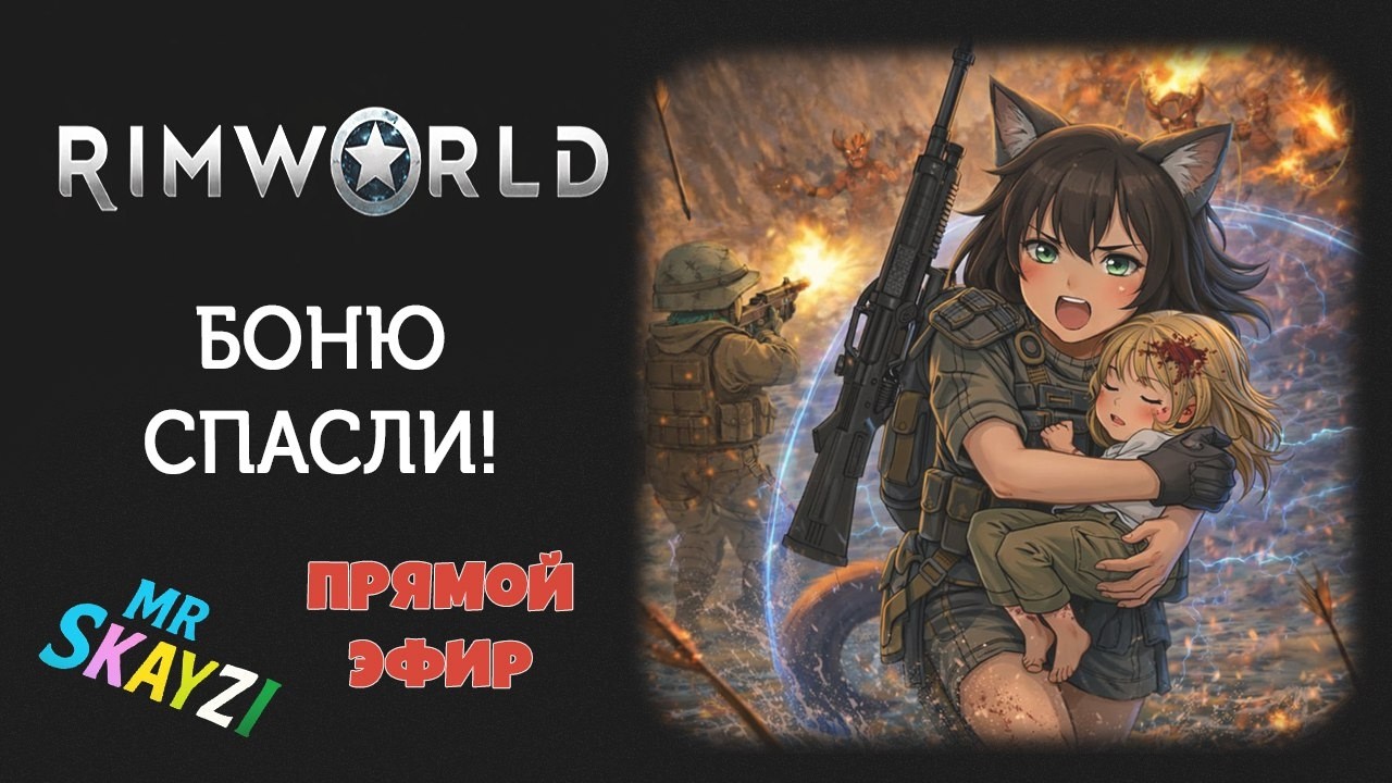 ⚙️ RimWorld 🚨 Новые рассказчики крутят хаос: турели, тюрьма и армия роботов-работяг! 🤖