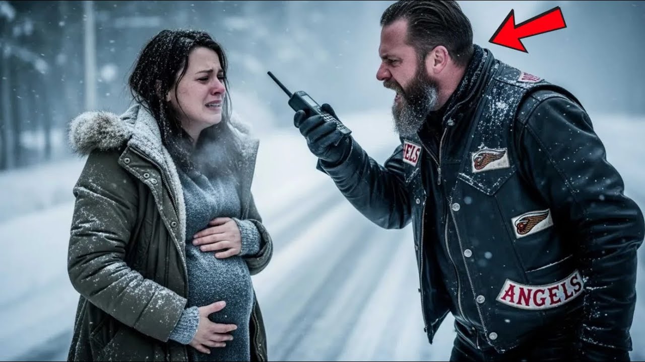 Pregnant Woman Was Stranded in a Snowstorm A Hells Angel Made a Call That Saved Two Lives