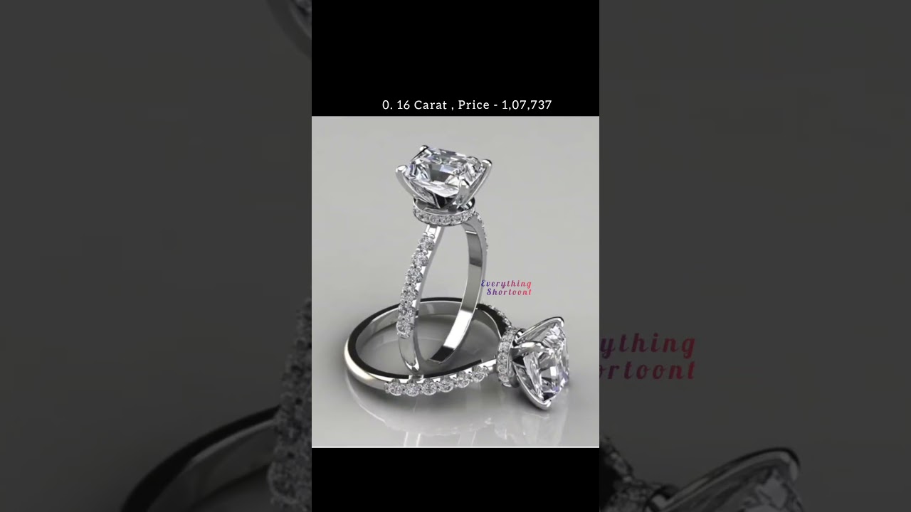 Latest platinum rings for women 2024 l platinum diamond rings price l real diamond engagement rings.