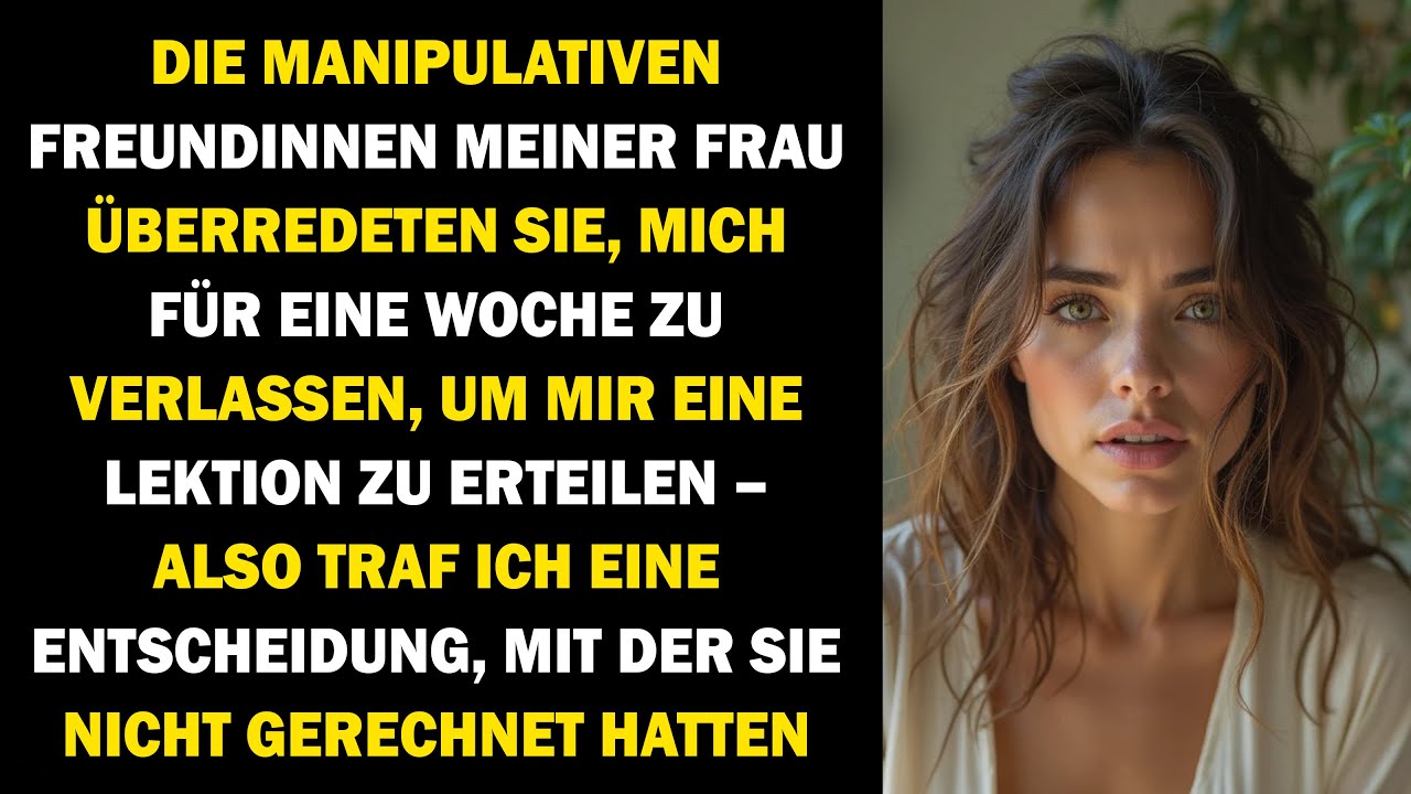 IHRE FREUNDINNEN RIETEN IHR, MICH EINE WOCHE ZU VERLASSEN – ALSO ZOG ICH DIE KONSEQUENZEN.