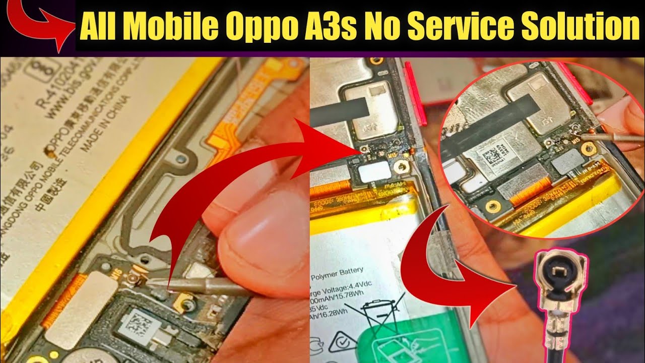 All Mobile Oppo A3s No Service Solution | All Mobile jumper 2022