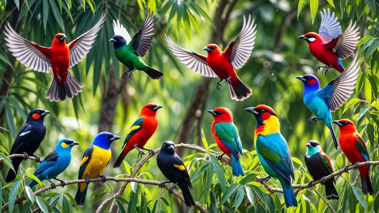 Calming Bird Songs at Dawn | Nature’s Most Vibrant Birds